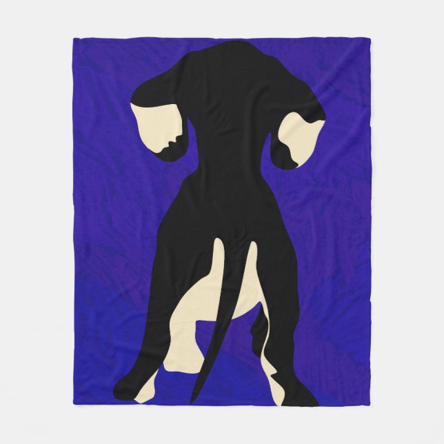 Manta Polar Fondo azul (Anverso)