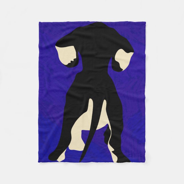 Manta Polar Fondo azul (Anverso)