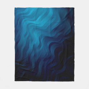 Manta Polar Fondo azul oscuro con líneas. Ilustración colorida