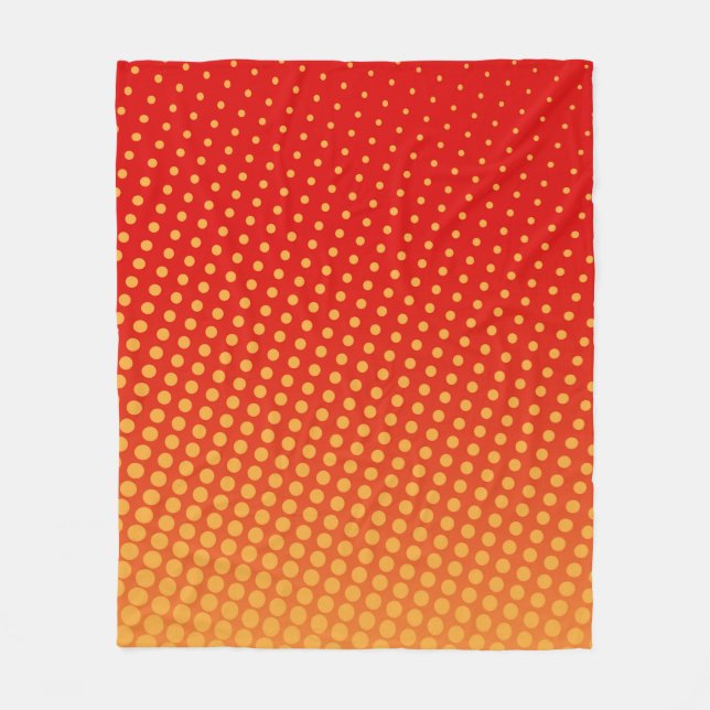 Manta Polar Fondo colorido del arte pop1960, abstracto, arte,  (Anverso)