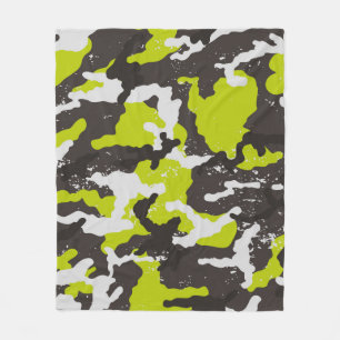 Manta Polar Fondo de camuflaje sin formaciones. De camuflaje
