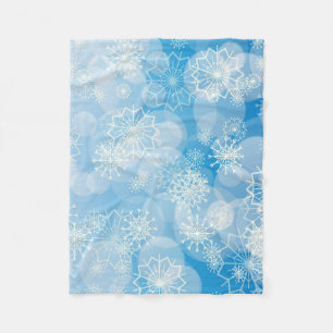 Manta Polar Fondo de copas de nieve