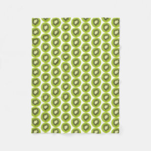 Manta Polar Fondo de fruta fresca kiwi. Patrón de rebajas redo