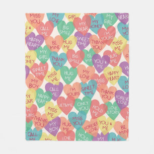 Manta Polar Fondo de la forma del amor