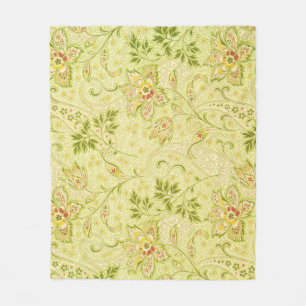 Manta Polar Fondo de pantalla floral clásico: antigua eleganci