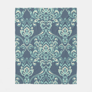 Manta Polar fondo de pantalla floral vintage. Flor barroca cl