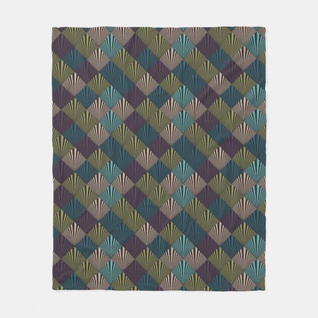 Manta Polar Fondo del arte pop (Anverso)