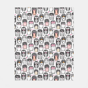 Manta Polar fondo del ilustracion del pájaro del pingüino