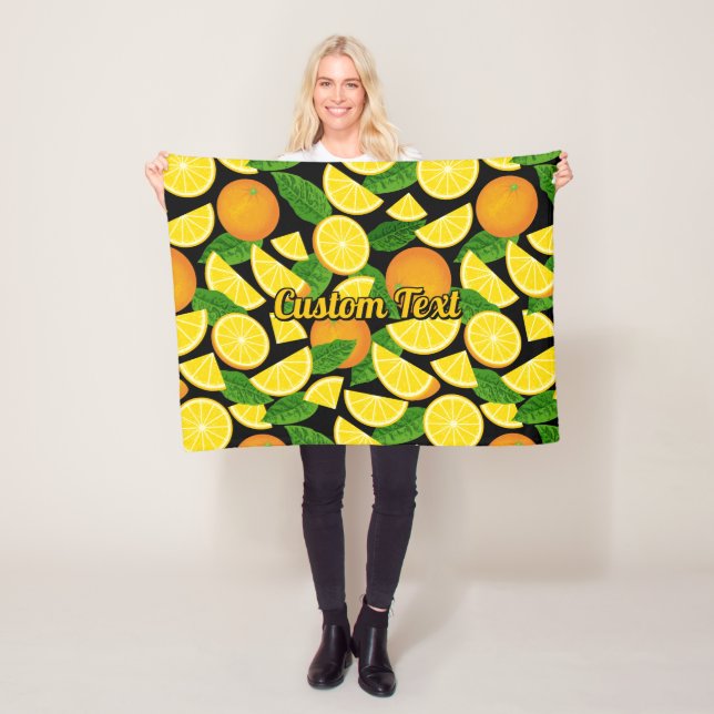 Manta Polar Fondo del naranja (In situ)