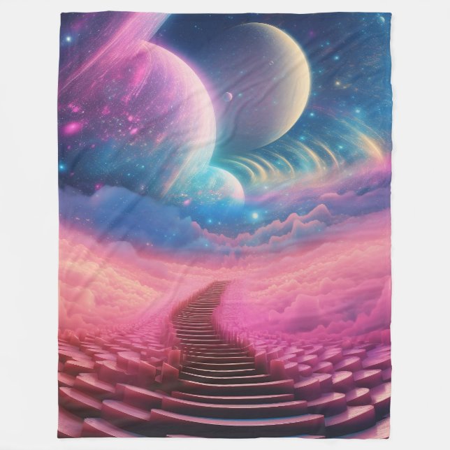 Manta Polar Fondo geométrico (Anverso)