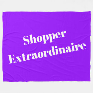 Manta Polar Fondo Púrpura Brillante Del Taller EXTRAORDINAIRE