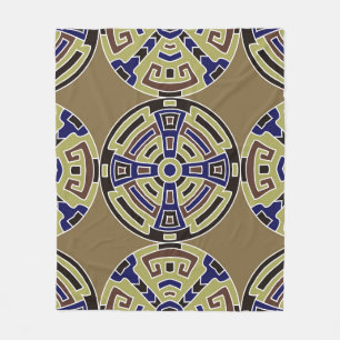 Manta Polar Fondo sin sentido. Color de fondo étnico de moda