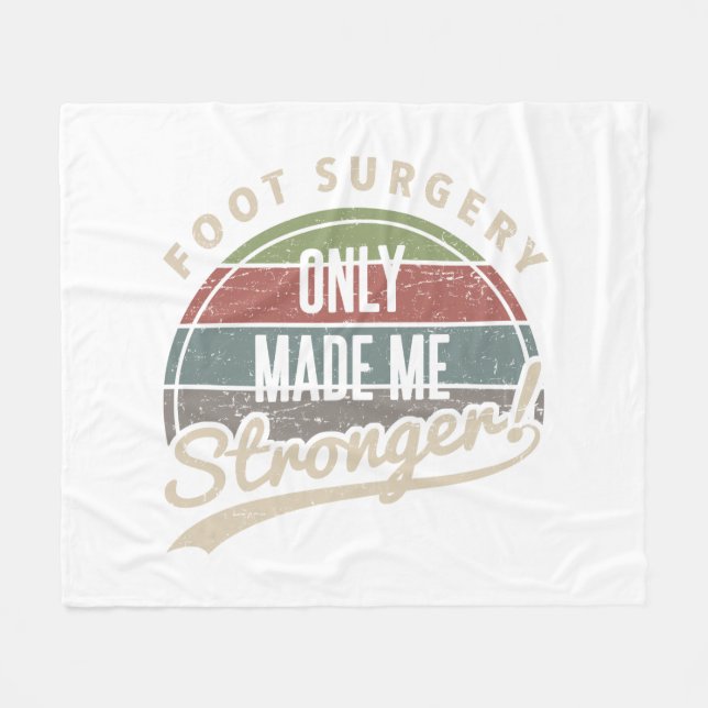 Manta Polar Foot Surgery Stronger (Frente (Horizontal))