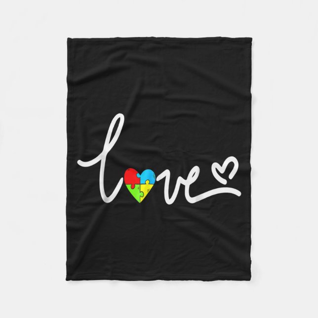 Manta Polar For Men Women Autism Awareness Tee Plus Size  (Anverso)