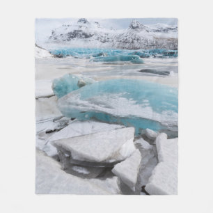 Manta Polar Formaciones de hielo glacial en invierno