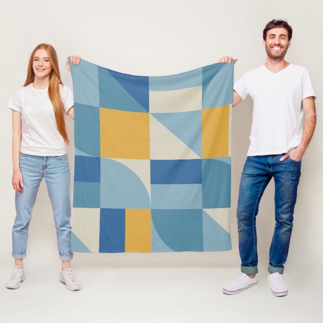 Manta Polar Formas abstractas de geometría intermedia Patrón (In situ)