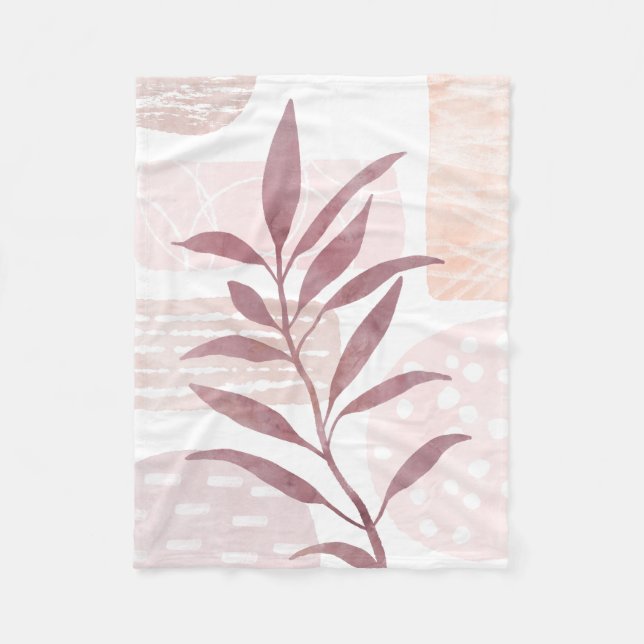 Manta Polar Formas de acuarela de cálculo abstracto (Anverso)