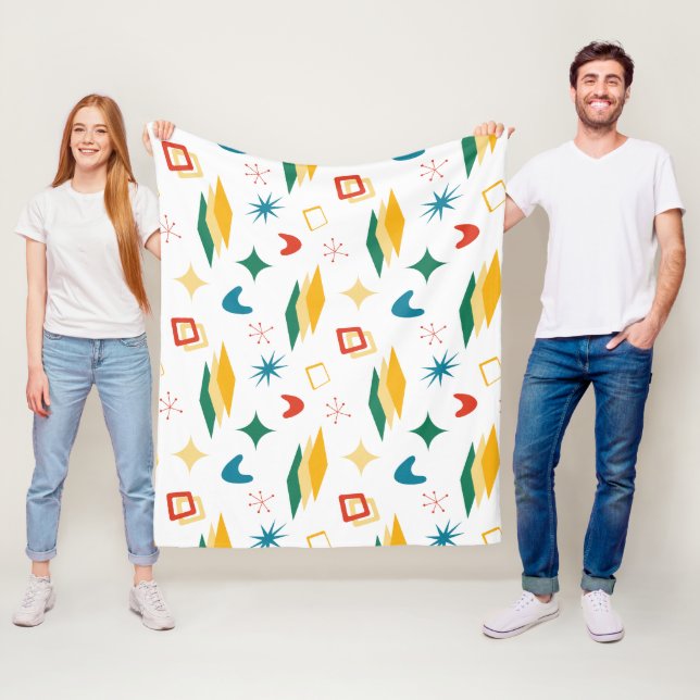 Manta Polar Formas Modernas De Mediano Siglo Atómico Retro (In situ)