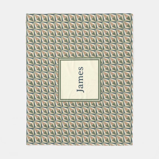 Manta Polar Formas para diamantes en tonos neutros (Anverso)