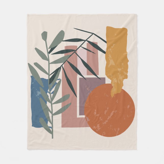 Manta Polar Formas Y Palabras Ahumadas (Anverso)