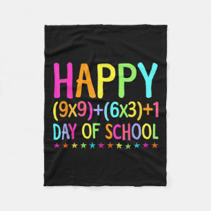 Manta Polar Fórmula Matemática 100 Días De Chica Escolar De Ma