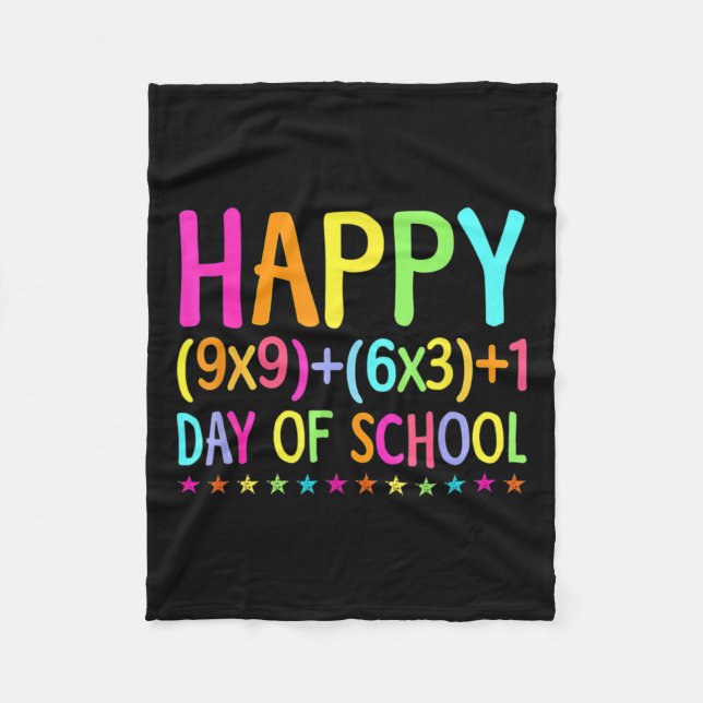 Manta Polar Fórmula Matemática 100 Días De Chica Escolar De Ma (Anverso)