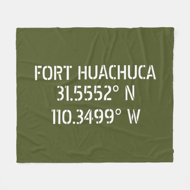Manta Polar Fort Huachuca Latitude Longitud (Frente (Horizontal))