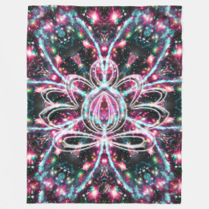 Manta Polar Fosforescencia Zen Lotus
