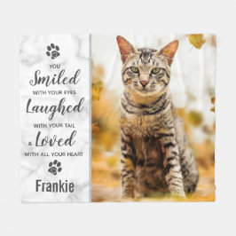 Manta Polar Foto conmemorativa del gato