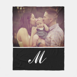 Manta Polar Foto Crear su propio Monograma Personalizado inici