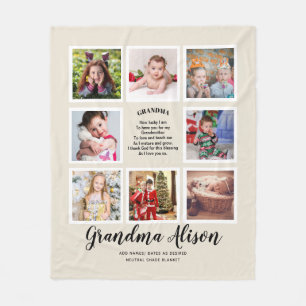 Manta Polar Foto de Blanket Abuma Poem Grandma Family Tree