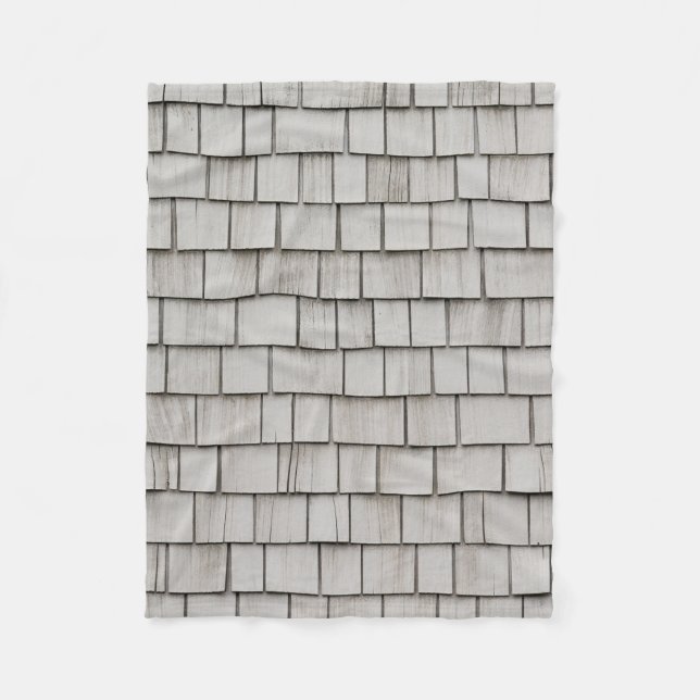 Manta Polar Foto de cierre de los tejados grises (Anverso)