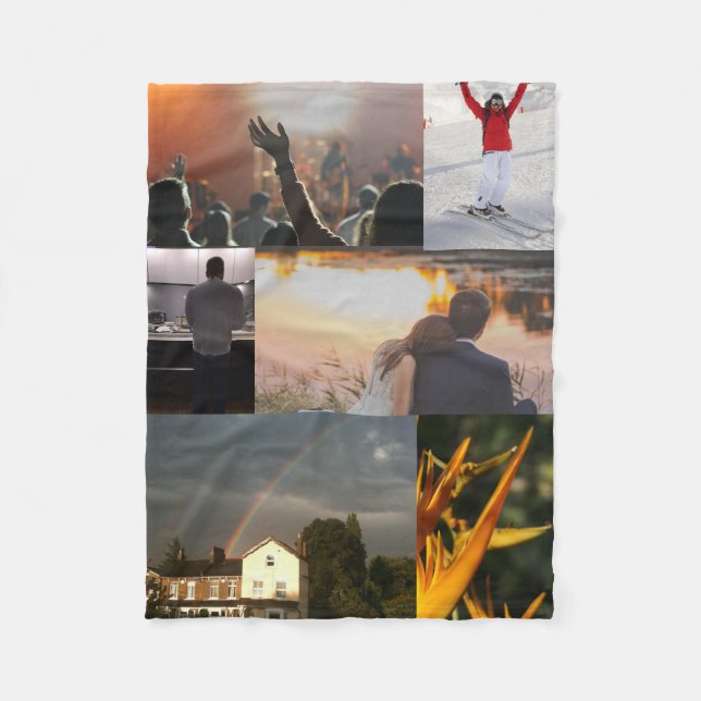 Manta Polar Foto de encargo personalizada (Anverso)