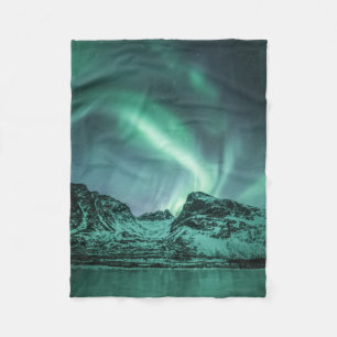 Manta Polar Foto de la naturaleza de las luces del norte