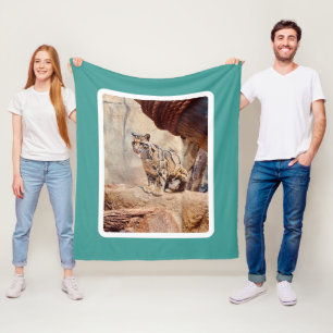 Manta Polar foto de leopardo nebuloso naturaleza vida silvestr