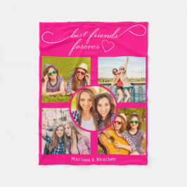 Manta Polar Foto de los mejores amigos