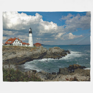 Manta Polar Foto de Maine Portland Head Lighthouse