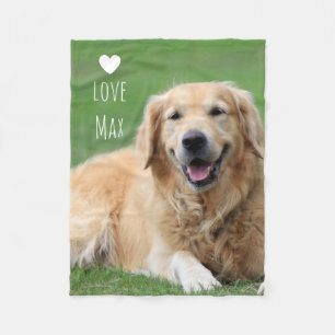Manta Polar Foto de perro personalizada