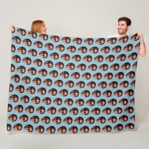 Manta Polar Foto divertida de cara personalizada