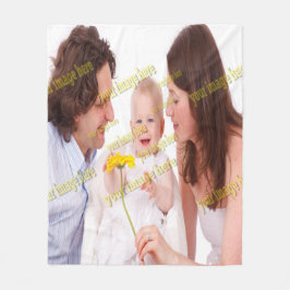Manta Polar Foto FAMILIAR ✨ Personalizado encantador