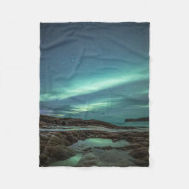 Manta Polar Foto paisajística de las luces del norte