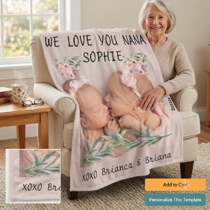 Manta Polar Foto perfecta personalizada de niños