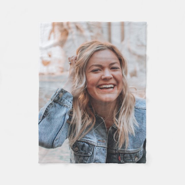 Manta Polar Foto personalizada (Anverso)