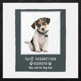 Manta Polar Foto personalizada de perro