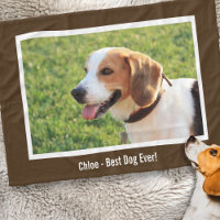 Foto personalizada de perro de Beagle y nombre de 