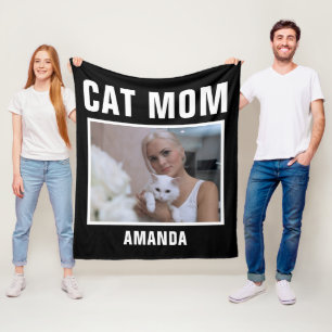 Manta Polar Foto personalizada de Personalizado para gatos