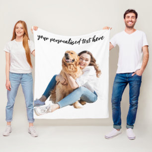Manta Polar Foto personalizada moderna