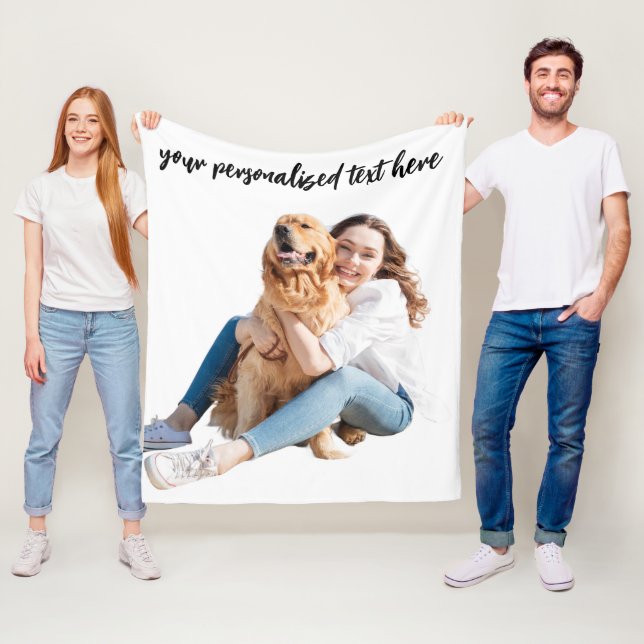 Manta Polar Foto personalizada moderna (In situ)