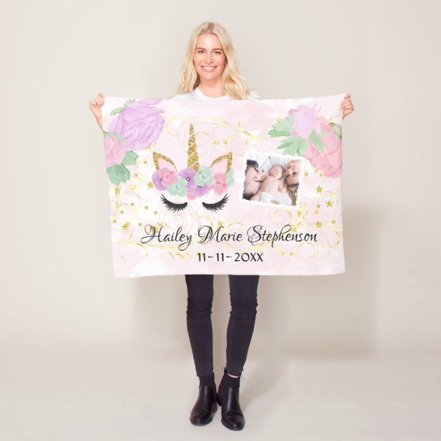 Manta Polar Foto personalizada personalizado de las niñas del (In situ)