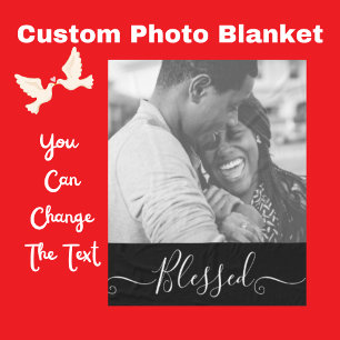 Manta Polar Foto Personalizado Blessage Marriage Fleece Blanke